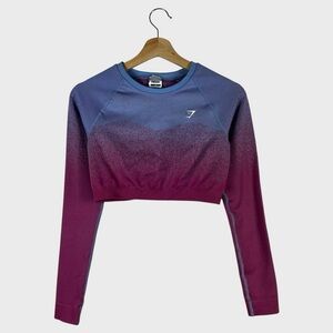 GymShark Everyday Seamless Long Sleeve Crop Top